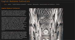 Desktop Screenshot of englishmedievalcathedrals.com