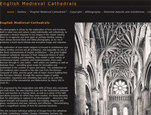 Tablet Screenshot of englishmedievalcathedrals.com